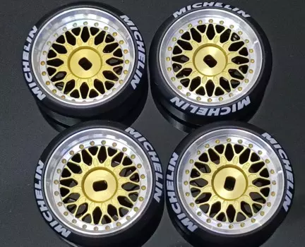 Радиоуправляемая машина для комаров HGD1 MINI-Q MINI-D MINI-ZDRZ Weili BBS, металлические колеса с шиной для дрифта
