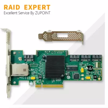 RAID-контроллер ZUPOINT LSI 9212-4i 6 Гбит/с, SATA HBA P20, IT-режим, ZFS freарены, unRAID PCI E, RAID-расширитель