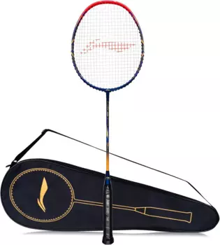 Ракетка для бадминтона Li-Ning G-Force Superlite 3600 из углеродного волокна с бесплатным полным покрытием