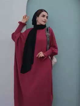 Рамадан, ИД, мусульманская абайя, Женская яркая, ислам, длинное скромное Макси-Платье, женское платье, кафтан