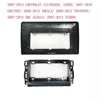 Рамка автомобильного радиоприемника для Chevrolet Express Van Traverse Tahoe 2008-2014, 10-дюймовый 2DIN стерео панель, шнур питания Canbus
