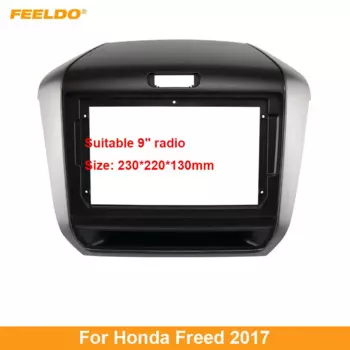 Рамка для автомобильной аудиосистемы FEELDO, адаптер для Honda Freed 2017 + 9 дюймов, большой экран, 2DIN, комплект для панели приборной панели
