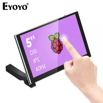 Raspberry Pi 4B/3B +/3B/3A +/2B/B + сенсорный монитор 5 дюймов 800x48 0 IPS цветной емкостный сенсорный экран DSI дисплей для ПК телефона