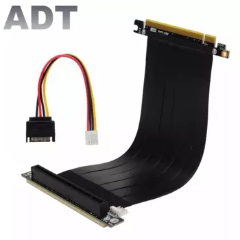 Расширение для видеокарты Riser PCI Express X16, 270 градусов вертикального типа для майнинга RTX 3060 BTC