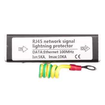 Разъем RJ45 Ethernet Сетевой сетевой фильтр Громовой разрядник 100 МГц