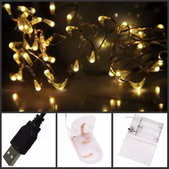RAZEND USB светодиодная гирлянда фея 2-10 м
