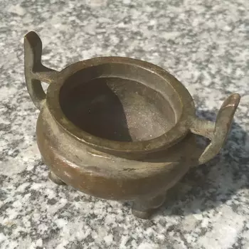 Разная коллекция из чистой меди Xuande ручка печи благовония горелка украшения для благовоний старинные предметы украшения