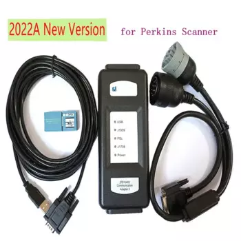 Реальный адаптер ET4 Et3 USB версия для диагностического инструмента Perkins Est 2022A программное обеспечение Plus 9pin 14pin кабель для диагностики CAT