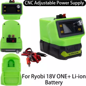 Регулируемый источник питания постоянного тока с ЧПУ для Ryobi 18 В ONE + адаптер литий-ионного аккумулятора, регулируемый понижающий источник питания