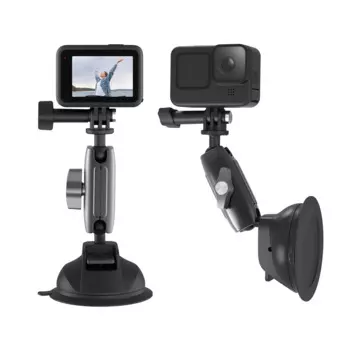 Регулируемый стандартный адаптер на присоске на 360 ° для смартфона GoPro 11, 10, 9, Insta360, Osmo