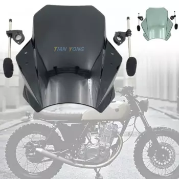 Регулируемый универсальный спойлер на лобовое стекло для мотоцикла Yamaha SR400 SR 400