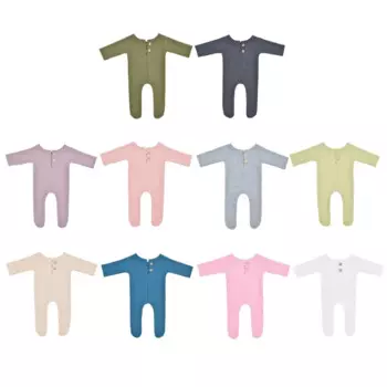 Реквизит для детской фотографии, костюм, комбинезон на ножках, подарок для детского душа, реквизит для фотосессии 40JC