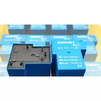 Реле 10 шт./лот GU-SH-112D T90 20A 6PIN 12VDC 12V Бесплатная доставка