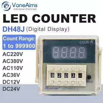 Реле DH48J VaneAims 8 контактов 1-999900