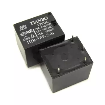 Реле DIP4 HJR-3FF-S-H 12VDC T73 10A 12V, новинка, 2 шт.