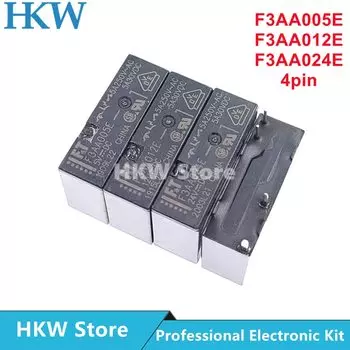 Реле F3AA005E F3AA012E F3AA024E 5В 12В 24В 4PIN (10 шт)