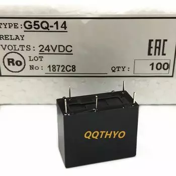 10 шт./лот, новое оригинальное реле G5Q-14 G5Q-14-5V DC5V G5Q-14-12V DC12V G5Q-14-24V DC24V 5A 5-контактное альтернативное G5Q-1 G5Q-1-EU