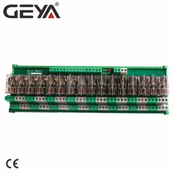 Реле GEYA 2NG2R 16-канальное стандартное, 2NO 2NC, 12 В постоянного тока, 24 В постоянного тока, DPDT, Сменное реле