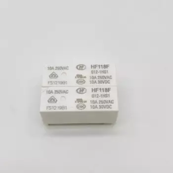 Реле HF118F-012-1HS1 12VDC 10A250VAC