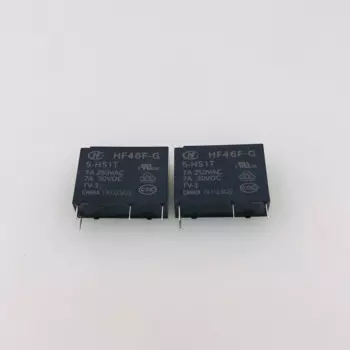 Реле HF46F-G-5-HS1T 005VDC 7A 250VAC