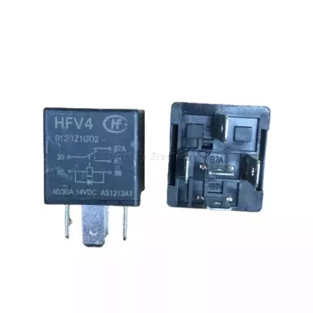 Реле HFV4 012-1Z1GD2, 10 шт./лот, 12 В постоянного тока, 5 контактов