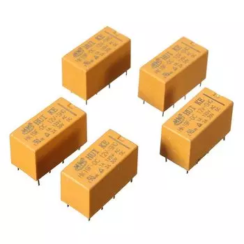 10 шт./лот для DC 12V SHG Coil DPDT 8 Pin 2NO 2NC Mini Power реле PCB Type HUI KE HK19F HK19F-DC12V-SHG