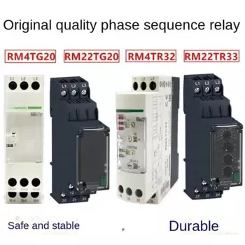 Реле контроля последовательности фаз Rm4tg20 Rm22tg20 Защита от перенапряжения Rm4tr32 Rm22tr33