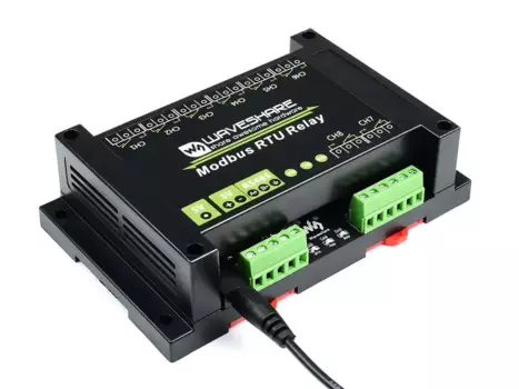 Реле Modbus RTU (EN), промышленный модуль реле Modbus RTU 8-канальный с интерфейсом RS485, многоизоляционные защитные схемы