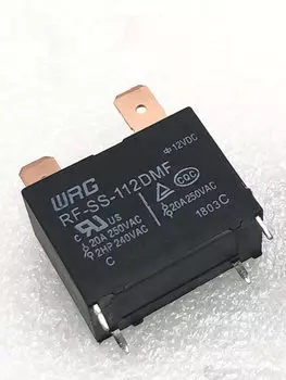 Реле мощности RF-SS-112DMF 12В 20А 4 контакта