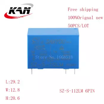Реле мощности SZ-S-112LM SZ S 112LM 12VDC 15A 250VAC 4PIN, бесплатная доставка, 50 шт., оригинальное новое