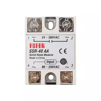 Реле переменного тока Aideepen SSR-10AA/25AA/40AA/60AA