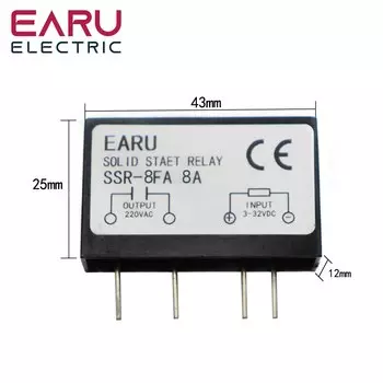 Твердотельное реле SSR-3FA SSR-5FA SSR-8FA SSR-D3803HK D3805HK D3808HK 3A 5A 8A