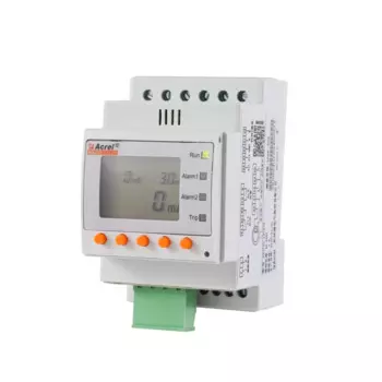 Реле утечки земля с ЖК-дисплеем ASJ10L-LD1A/C для проверки и сброса на месте и на дальние расстояния с помощью связи RS485