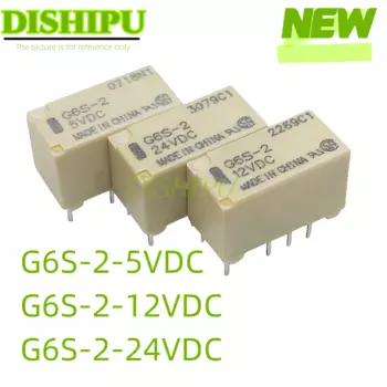 Реле ZUIDID G6S-2 5В 12В 24В (10 шт)