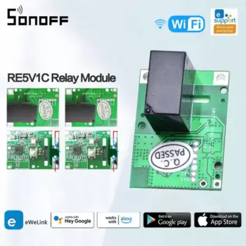 Релейный модуль SONOFF RE5V1C с поддержкой Wi-Fi, 5 в постоянного тока