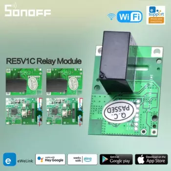 Релейный модуль SONOFF RE5V1C с поддержкой Wi-Fi, 5 в постоянного тока
