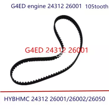 Ремень ГРМ для hyundai, KIA 1,6, G4ED, VVT, 2431226001, 2431226050, 105 зубьев