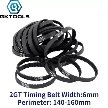 Ремень ГРМ GKTOOLS 2GT 6 мм черный
