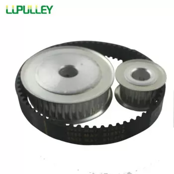 Ремень ГРМ LUPULLEY HTD, зубчатый шкив 5 м, редукция 5:1 60T 12T, Центральное расстояние вала 80 мм, аксессуары для гравировального станка, комплект ремней