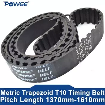 POWGE T10 Резиновый синхронный ремень ГРМ 10-50 мм