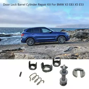 Ремкомплект цилиндра замка двери автомобиля для BMW X3 E83 X5 E53 передний левый/правый 7 шт./компл.