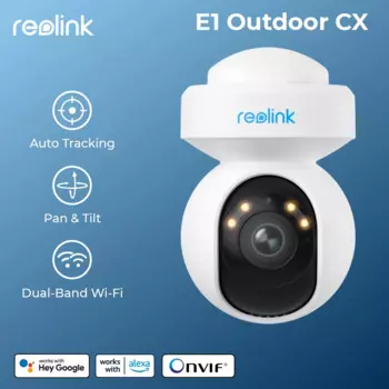 Reolink 2K наружная Wi-Fi камера безопасности с панорамированием и наклоном, IP-камера с автоматическим отслеживанием, 4MP, настоящая полноцветная камера ночного видения