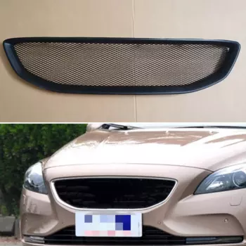 Решетка радиатора для Volvo V40 2014, 2016, 2015, 2017, 2018, 2019 год, комплект аксессуаров для гонок, FRP, матовый черный