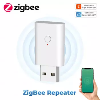 Ретранслятор сигнала Tuya ZigBee 3,0, USB-усилитель сигнала для умного дома, работает с приложением ZigBee Gateway