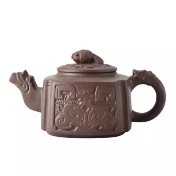 Ретро фиолетовый глиняный чайник Xishi 400-500 мл