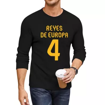 Reyes de Europa, Испания Европейские чемпионы 2024, длинная футболка с чемпионами европейского футбола, футболка с аниме, набор мужских футболок