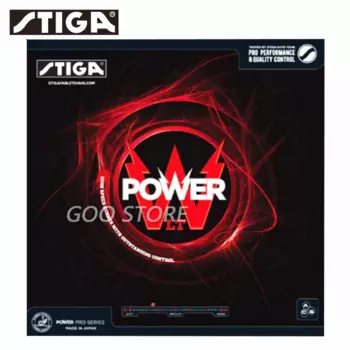 Резиновые накладки для настольного тенниса STIGA Power LT, скоростные + спиннинговые накладки, губка для пинг-понга STIGA