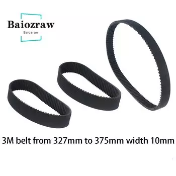 Резиновый ремень ГРМ Baiozraw HTD 3M 10мм 327-375 мм