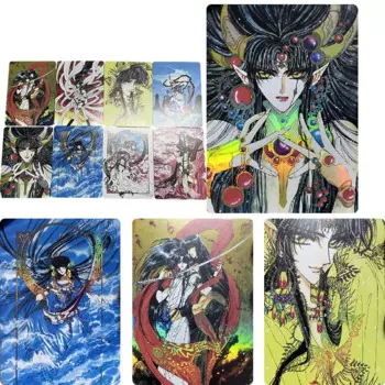 Rg Veda персонажи аниме Asura Garuda King DIY домашняя бронзовая текстура рельефные игрушки коллекционная карта Рождественский подарок на день рождения
