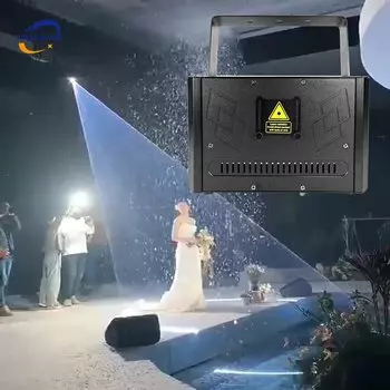 RGB анимационный лазерный свет 15 Вт ILDA DMX анимационный сканер лазерный проектор свадьба Dj дискотека вечеринка Рождественский сценический эффект свет